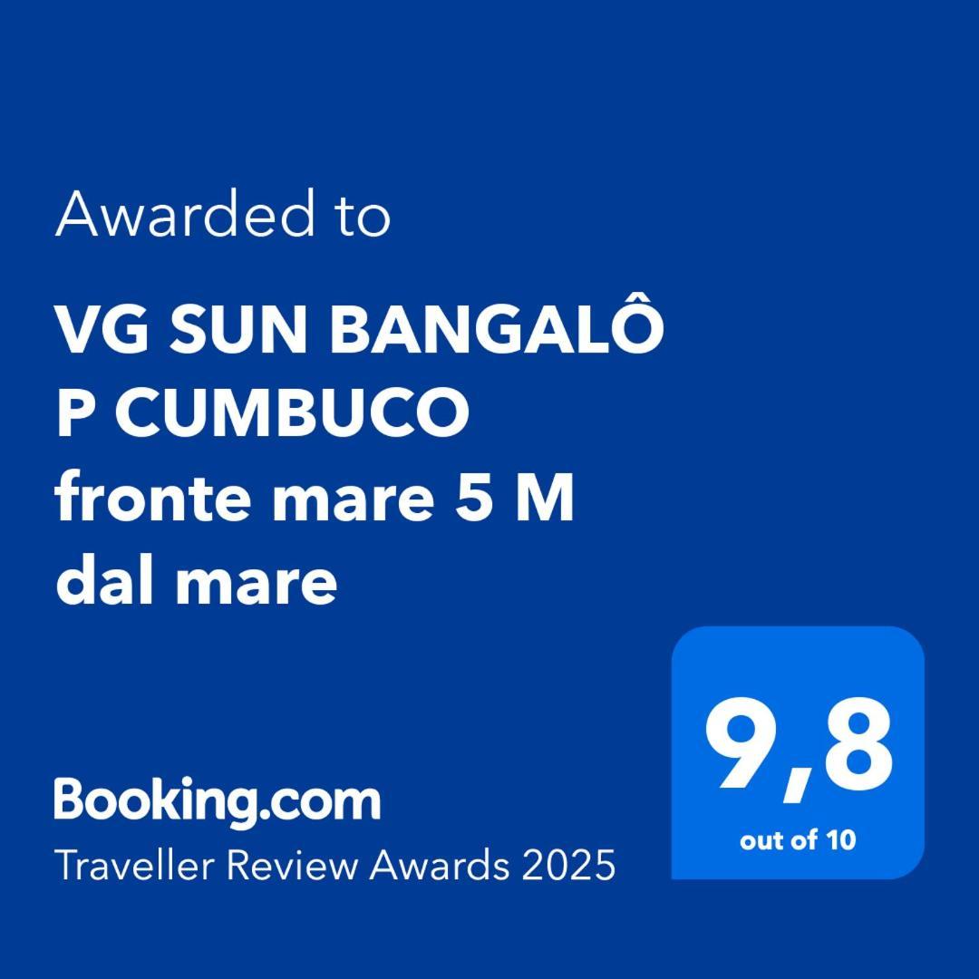 Vg Sun Bangalo P Cumbuco Fronte Mare 5 M Dal Mare Exterior foto